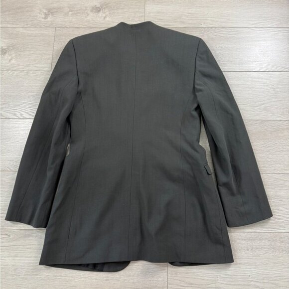 Emporio Armani Brown Taupe Wool Career Office Blazer - Picture 2 of 10